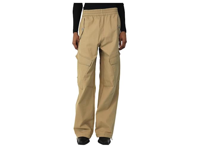 Autre Marque Beige combat trousers - size S Cotton  ref.2603136