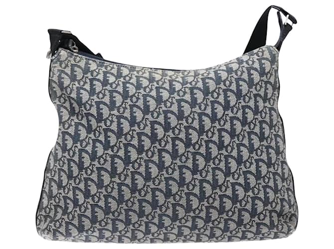 Dior Blue Trotter canvas shoulder bag Cloth  ref.2603956