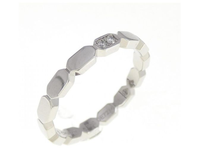 Timeless Anel de diamante de platina Chanel Prata Metálico