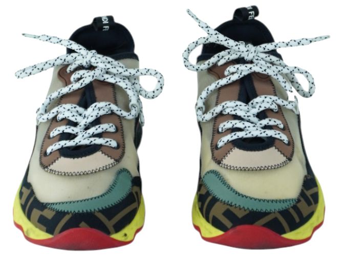 Sneakers Patchwork FF Multicolore Freedom di Fendi