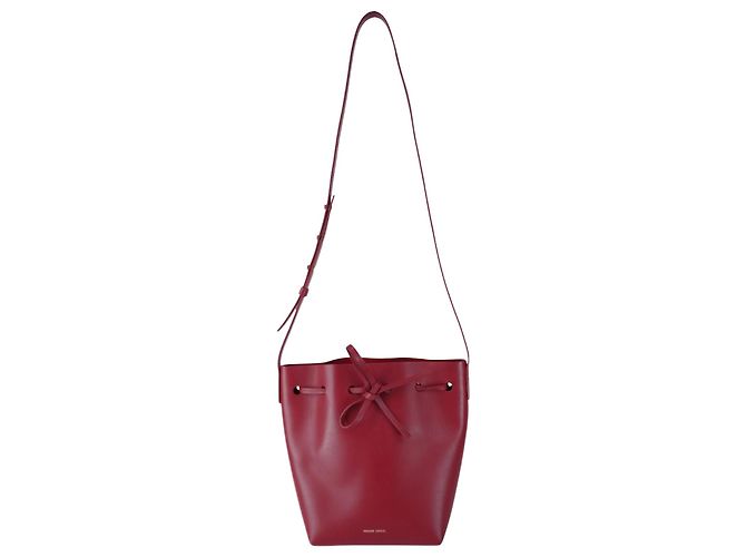Mini bolso de cuero rojo Mansur Gavriel Roja