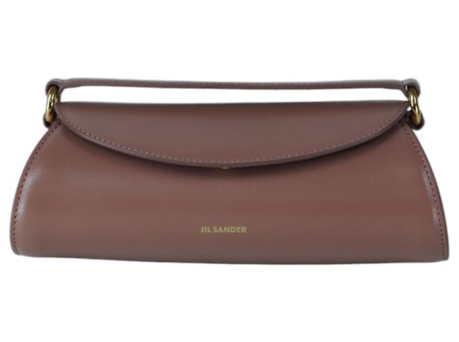 Borsa a tracolla mini Cannolo marrone Jil Sander