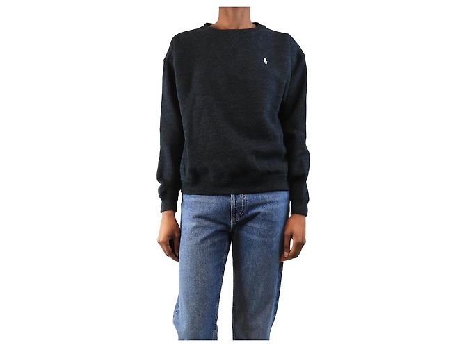 Polo Ralph Lauren Pullover mit Rundhalsausschnitt in Anthrazit - Größe S Grau