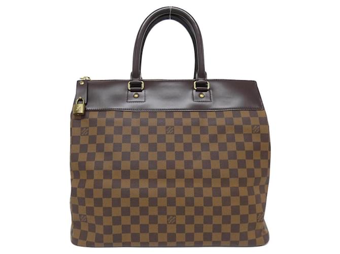 Louis Vuitton Greenwich Damier Boston Bag Brown Cloth  ref.2605684