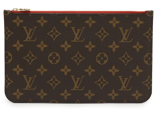 Pochette Neverfull Monogram Louis Vuitton Rosso