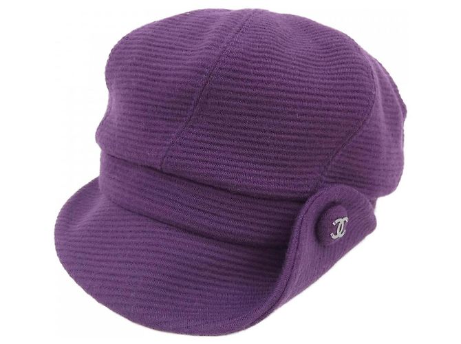 Timeless Boné Chanel Roxo