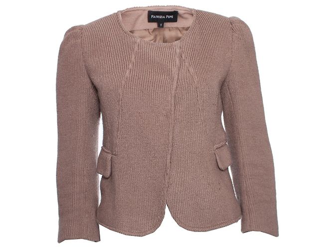 Wollcardigan Patrizia Pepe in Leberfarbe Braun