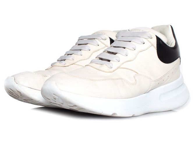 Baskets crème Alexander McQueen Marron Beige