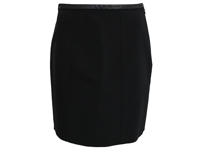 Alexander Wang Minirock aus schwarzem Polyester