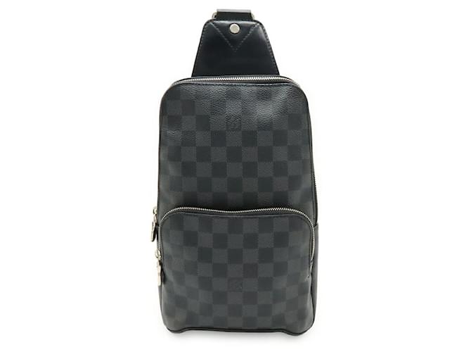 Louis Vuitton Avenue Damier Graphite Sling Bag Black Cloth  ref.2606902