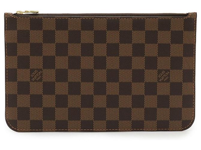 Pochete Neverfull MM Damier Louis Vuitton Marrom