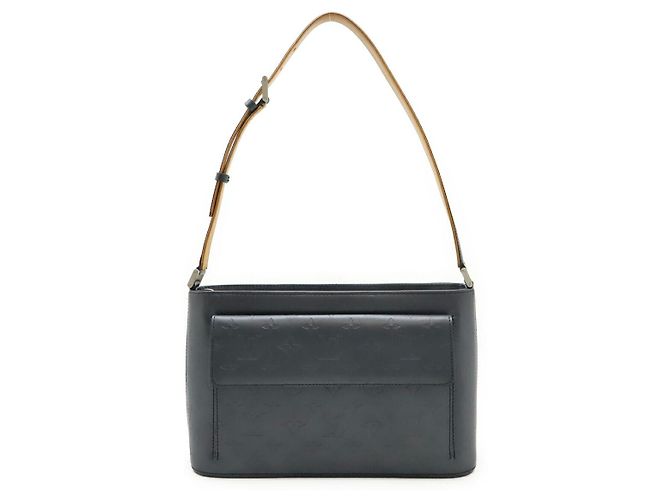 Borsa a Spalla Alston Monogram Matt Louis Vuitton Blu
