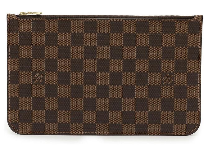 Pochete Neverfull MM Damier Louis Vuitton Marrom