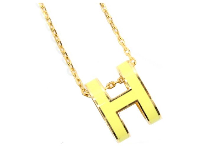 Collar Hermès Pop H en Amarillo 