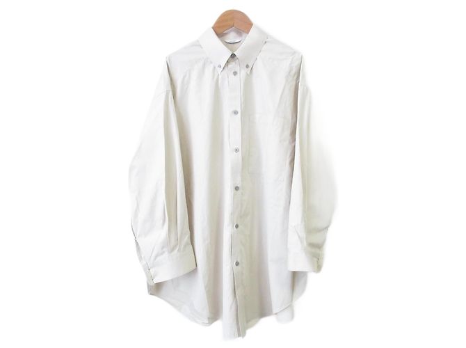 Autre Marque CLANE HUGE SHIRT Langarmhemd Beige