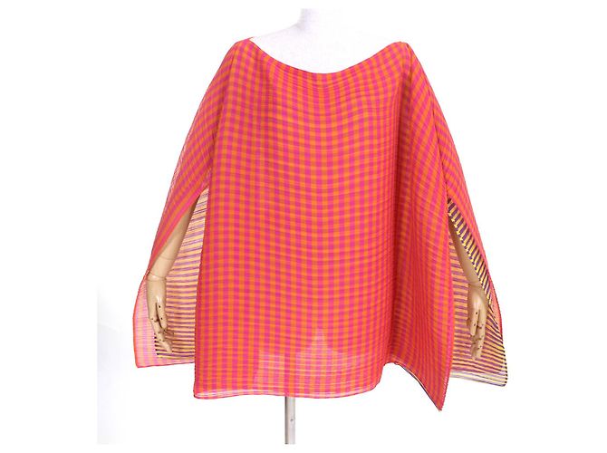 Issey Miyake PLEATS PLEASE PP32-AD131 Polyester Poncho Multiple colors