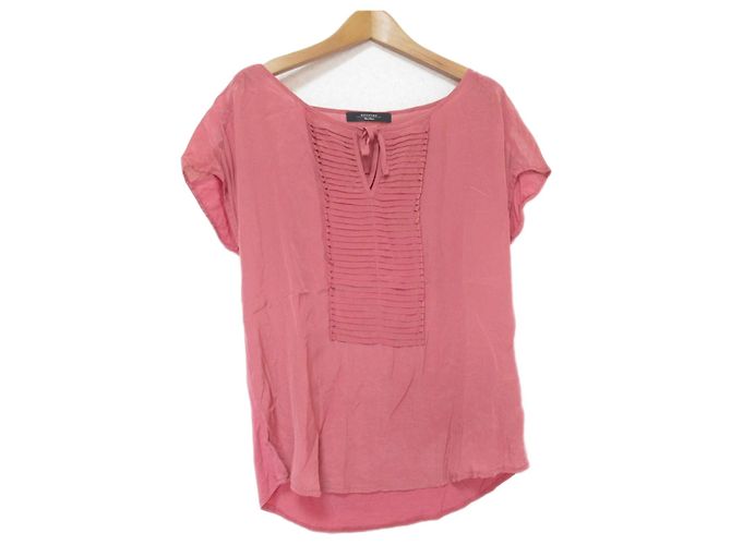 Seidenbluse Max Mara Weekend Pink