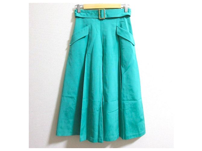 Autre Marque Falda acampanada de grogram GRACE Class Verde 