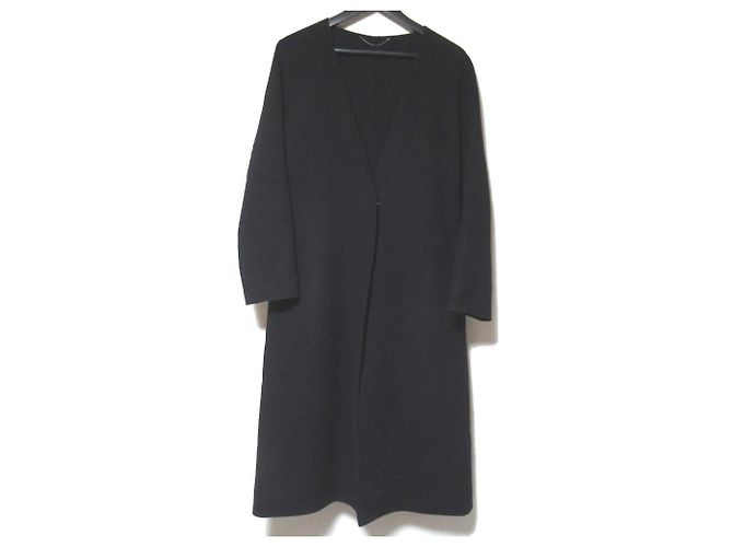 Autre Marque Abrigo sin cuello ESSEN.LAUTREAMONT Negro