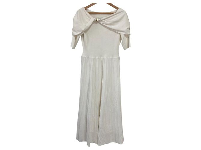 Autre Marque Strickkleid mit Metallteilen CELFORD Roh