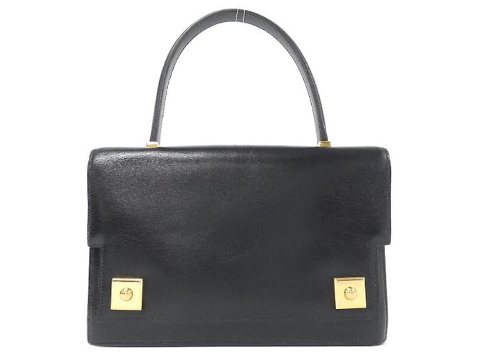 Bolso de piel box Piano Hermès Negro