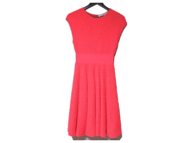 Strickkleid Christian Dior Pink Orange