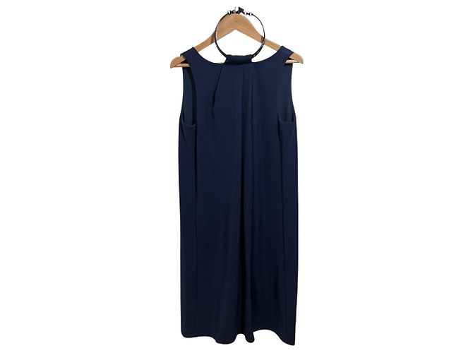Emporio Armani Kleid Blau Marineblau