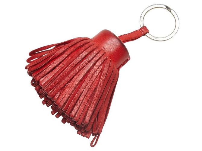 Charm Milo en agneau Carmen d'Hermès Rouge