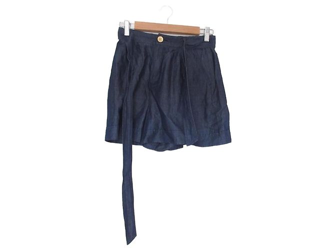 Autre Marque Bermuda de algodão e linho BLUE LABEL CRESTBRIDGE Azul
