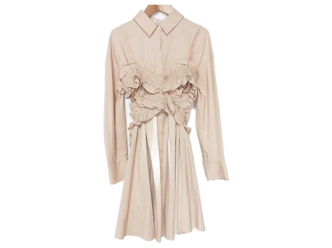 Autre Marque Abito camicia bustier Snidel Rosa
