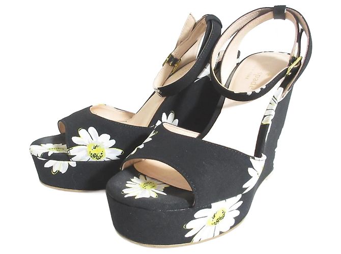 sandálias de salto kate spade new york Preto