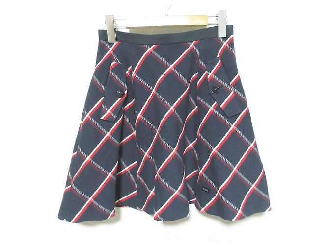 Autre Marque Karierte Rock BLUE LABEL CRESTBRIDGE Blau Marineblau