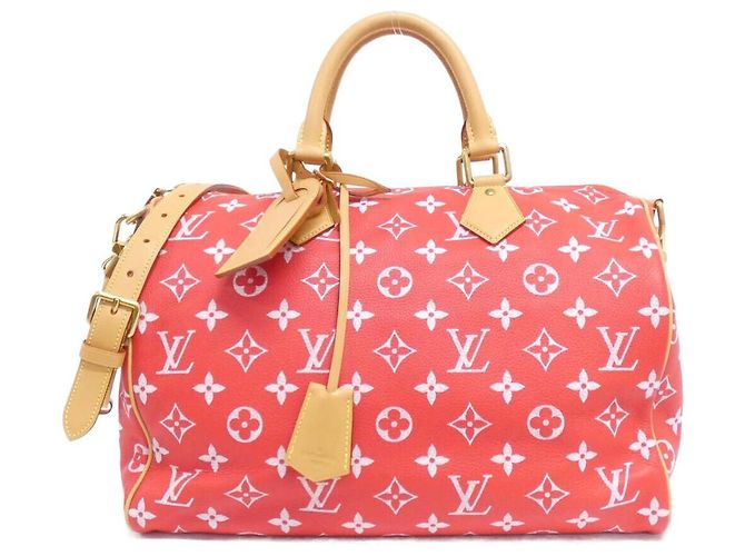 Speedy Borsa Boston Monogram Louis Vuitton Rosso