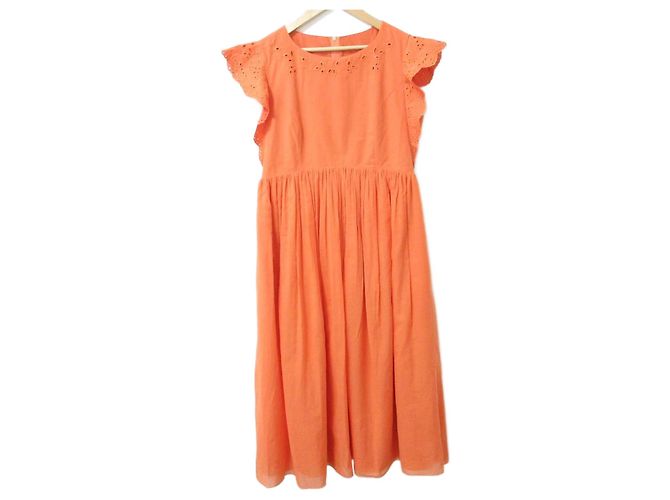 Autre Marque Robe Jardin Brodée FOXEY Orange