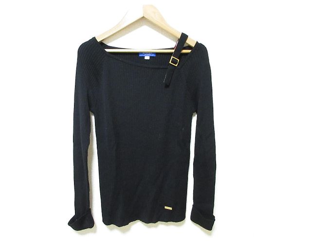 Autre Marque ASIMMETRISCHER STRICKPULLOVER BLUE LABEL CRESTBRIDGE Schwarz