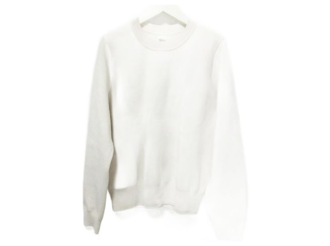 Autre Marque Suéter de punto liso de lana Ron Herman Beige