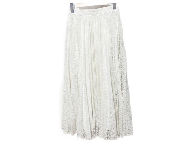 Autre Marque Falda Plisada Mystrada Haku Beige