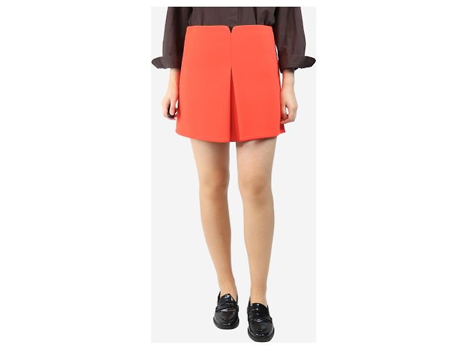 Versace Roter Minirock - Größe UK 10