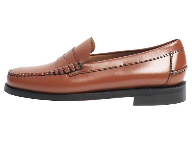 Sebago Mocassins en cuir tan - taille EU 44 Marron