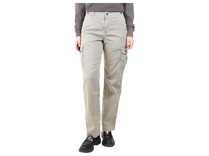 Autre Marque Neutral cargo trousers - size UK 8 Cotton  ref.2610705