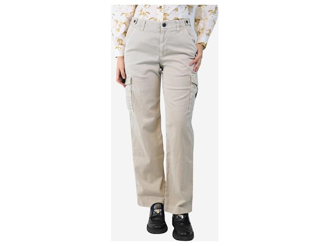 Autre Marque Neutral cargo trousers - size UK 8 Cotton  ref.2610706