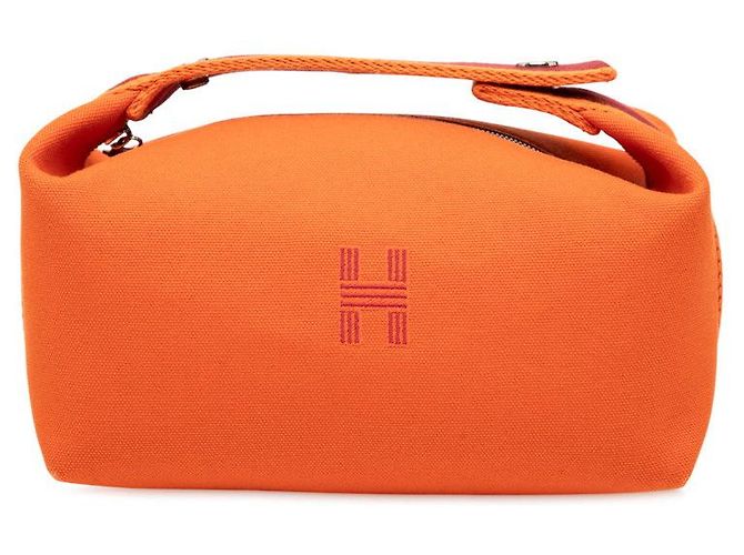 Bolso de algodón Bride a Brac de Hermès Naranja