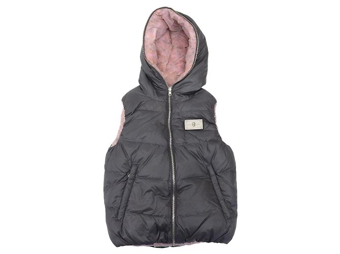 Autre Marque MARK & LONA Down Nylon Down Vest Brown Pink