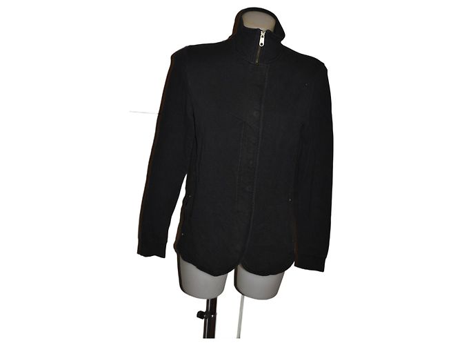 Giacca in pile nera Woolrich Nero