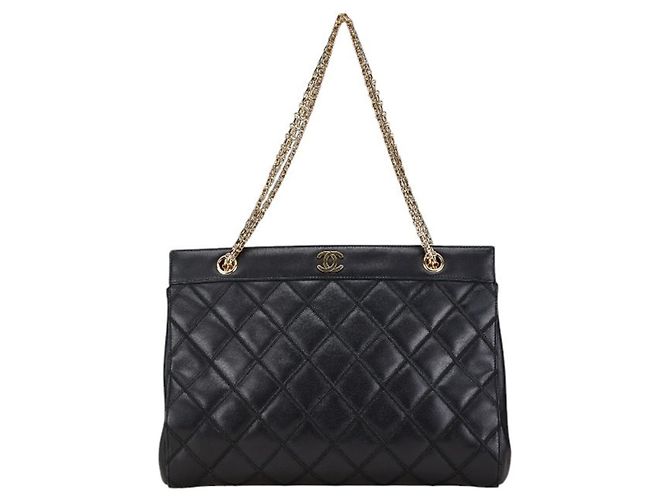 Chanel Bicolor Coco Mark Chain Shoulder Bag
