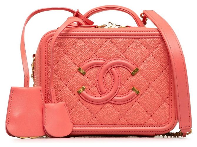 Borsa CHANEL Matelassé Coco Mark CC Rosa