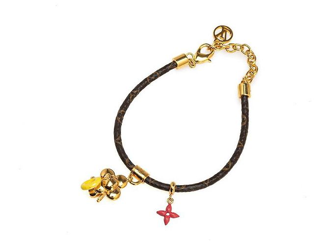 Pulseira Vivienne Pool em PVC Louis Vuitton Marrom