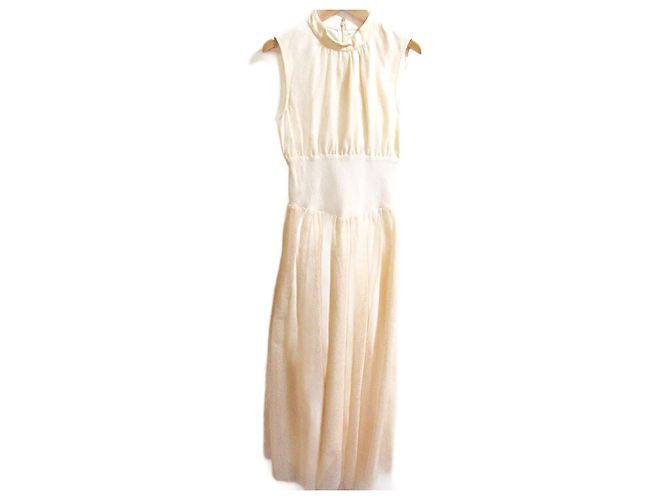 Autre Marque Michell Macaron Kleid Beige