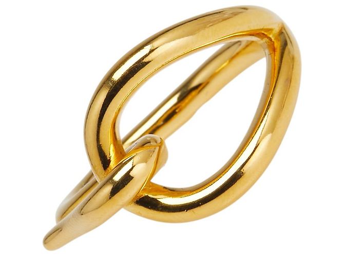Ring Anello per sciarpa Jumbo Hermès D'oro Metallo