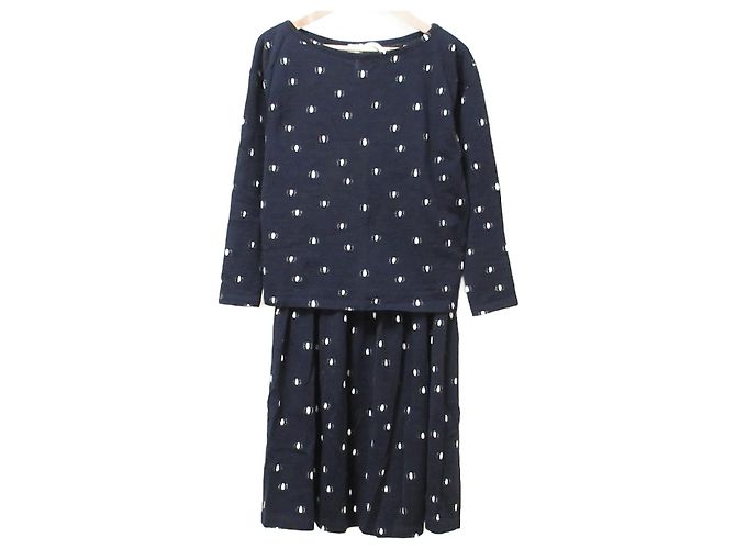 Autre Marque Sally Scott Dot Jacquard Setup Blue Navy blue